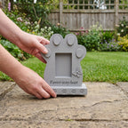 Pet memorial photo frame stone lifestyle view