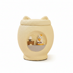 Cat Urn White BG