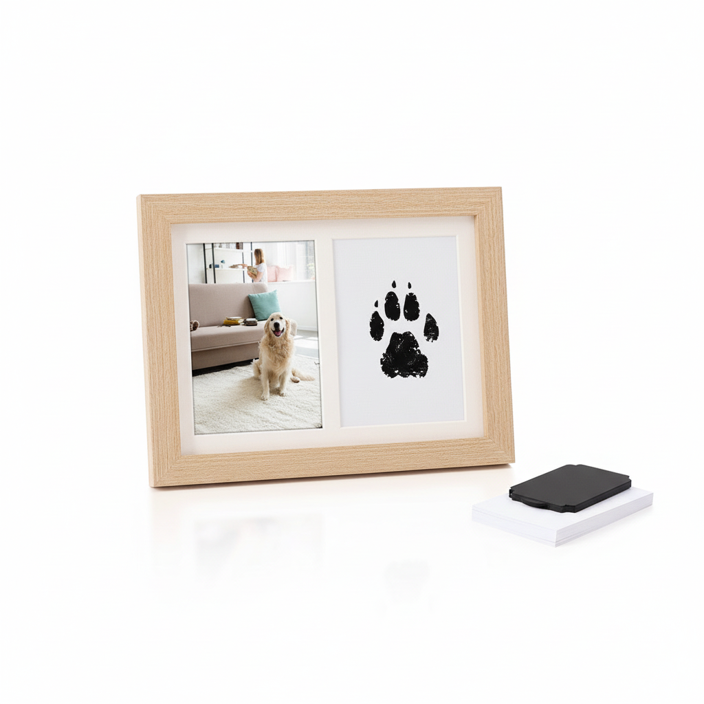 Instructions for using the clean-touch pet paw ink pad