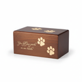 Pet Memorial Urn Box - Pure White Background