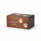 Pet Memorial Urn Box - Pure White Background